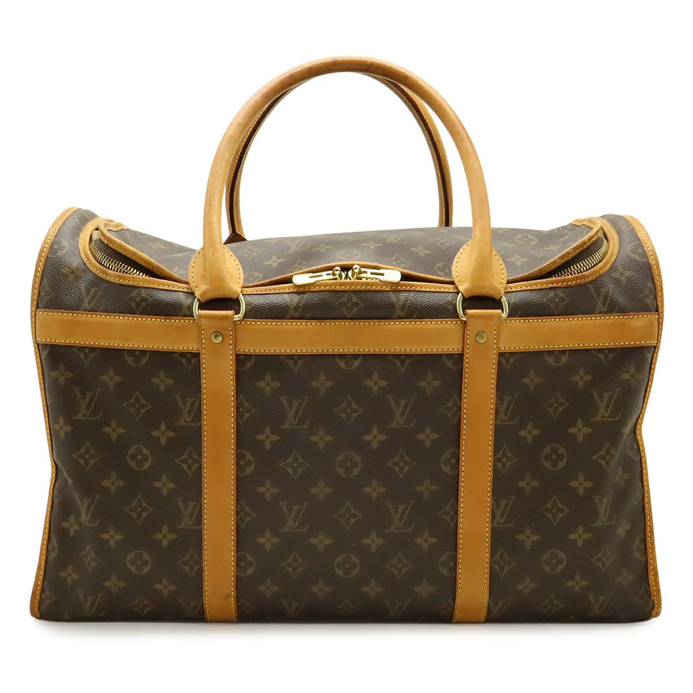 LOUIS VUITTON Monogram Sac Chien Dog Carrier Bag Pet Boston